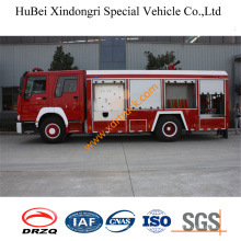 7ton HOWO Foam Fire Tender Euro2